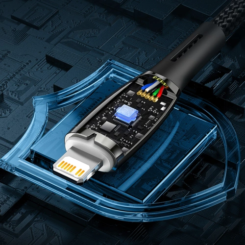 Kup Cablul Baseus Glimmer Series USB-C/USB-C PD 100W 1m alb - BSU3901 - {ean13} - Sklep Home Screen