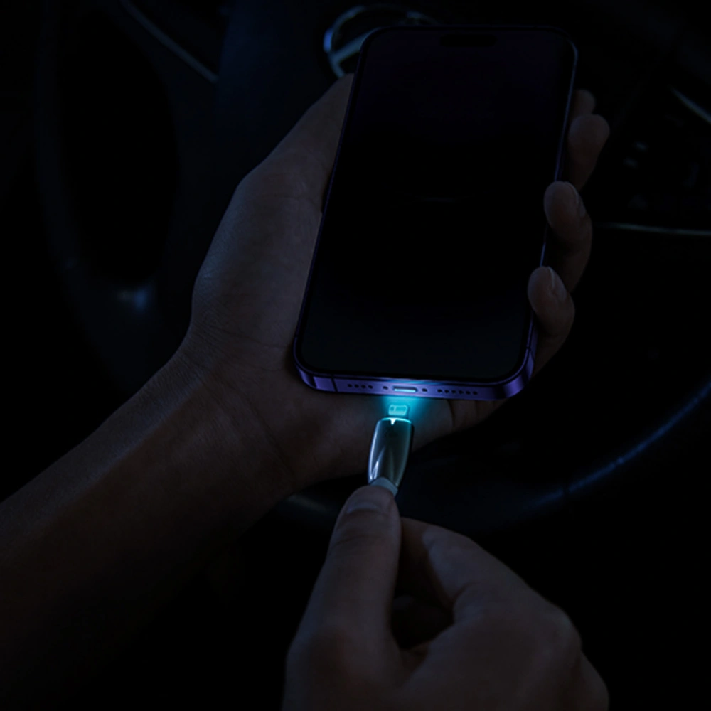 Kabel Baseus Glimmer Series USB-C/USB-C PD 100W 1m biały