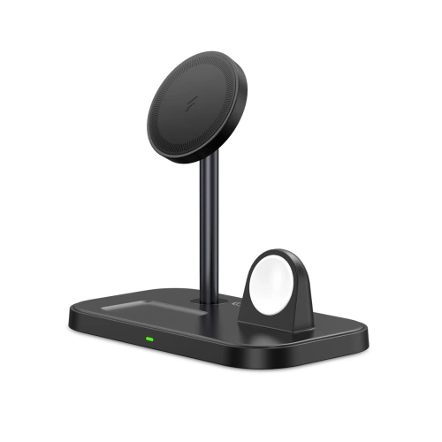 Buy Tech-Protect Qi15W A22 3in1 Magnetic MagSafe Wireless Charger Black - THP1691 - {ean13} - Home Screen Store Europe