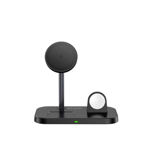 Kup MagSafe vezeték nélküli töltő Tech-Protect Qi15W A22 3in1 Magnetic vezeték nélküli töltő fekete - THP1691 - {ean13} - Sklep Home Screen