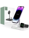 Încărcător wireless MagSafe Tech-Protect Qi15W A22 3in1 Încărcător Wireless Magnetic Alb