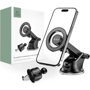 Kup Uchwyt samochodowy MagSafe Tech-Protect N51 Magnetic Dashboard & Vent Car Mount Black - THP1693 - {ean13} - Sklep Home Screen