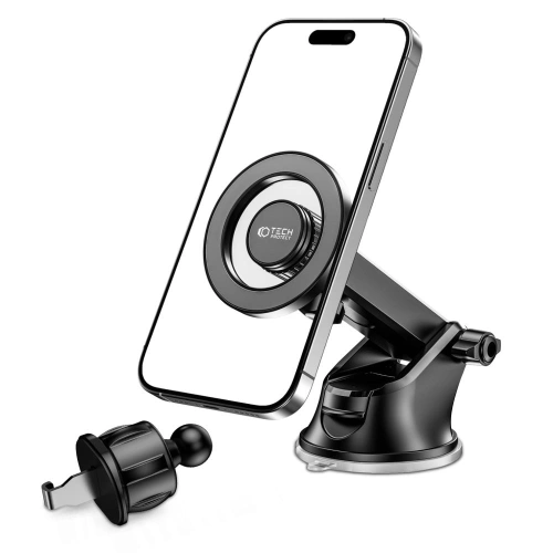 Buy Tech-Protect N51 Magnetic MagSafe Dashboard & Vent Car Mount Black - THP1693 - {ean13} - Home Screen Store Europe
