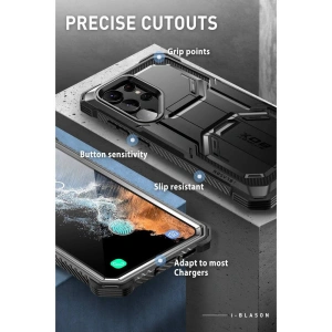 Etui Supcase IBLSN Armorbox 2-Set Samsung Galaxy S23 Ultra černé