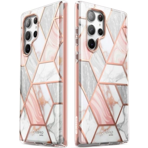 Kup Etui Supcase Cosmo Samsung Galaxy S23 Ultra Marble Pink - SPC353 - {ean13} - Sklep Home Screen