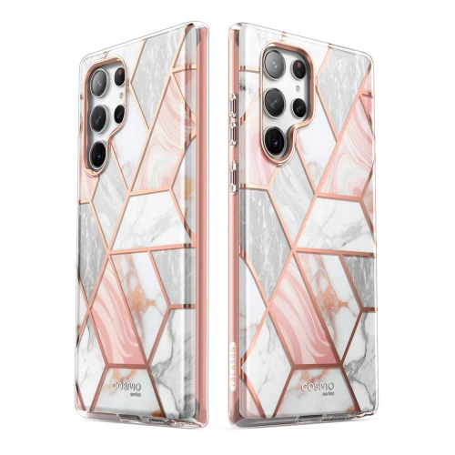 Kup Etui Supcase Cosmo Samsung Galaxy S23 Ultra Marble Pink - SPC353 - {ean13} - Sklep Home Screen