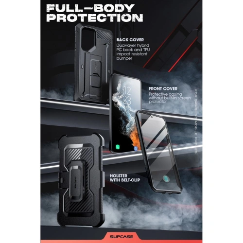 Kup Etui Supcase Unicorn Beetle Pro 2-Set Samsung Galaxy S23 Ultra Fekete - SPC356 - {ean13} - Sklep Home Screen