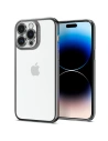 Case Spigen Optik Crystal Apple iPhone 14 Pro Max Chrome Grau