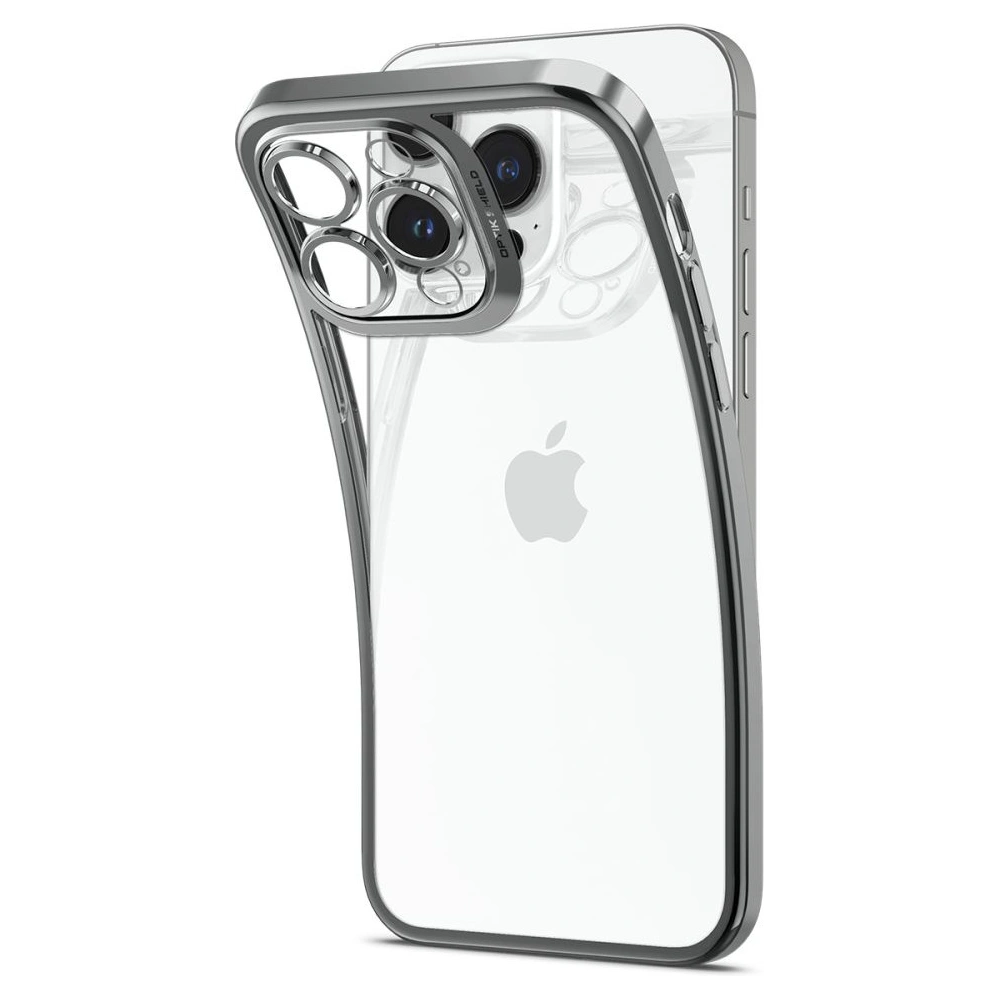 Etui Spigen Optik Crystal Apple iPhone 14 Pro Max Chrome Grey