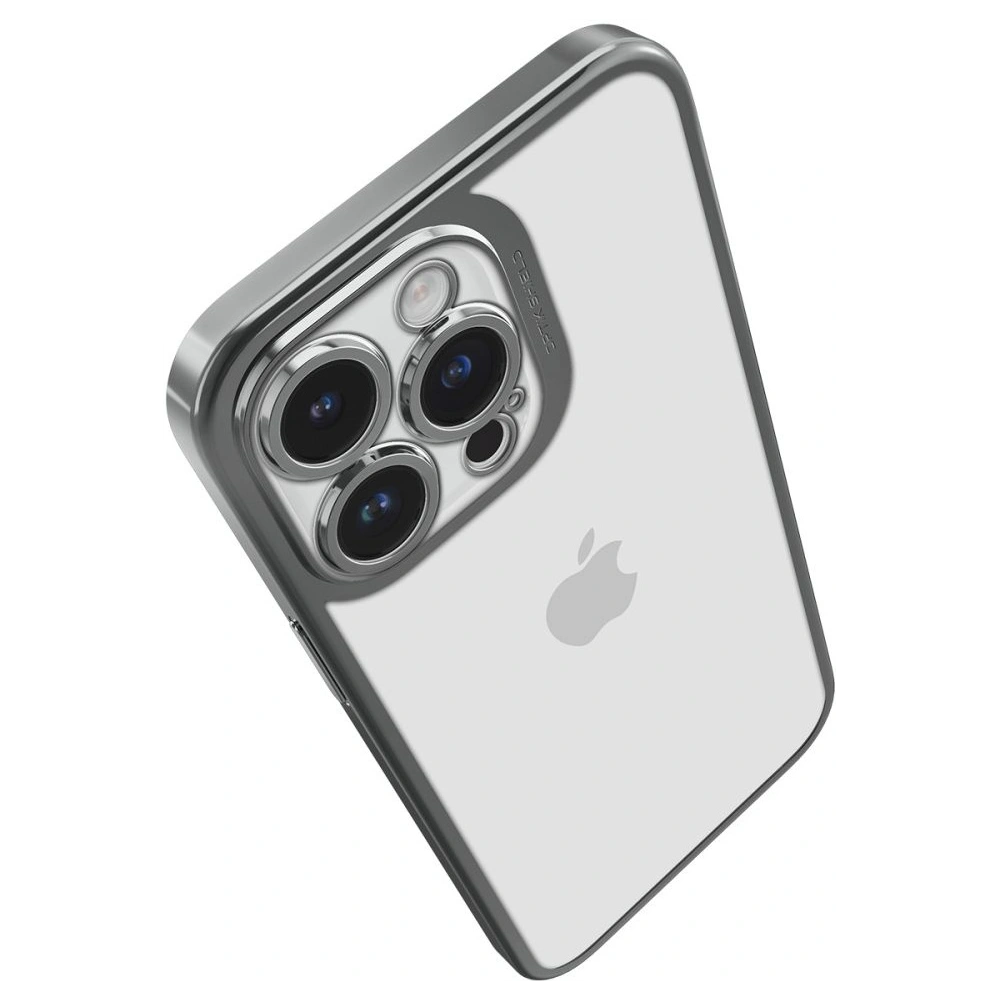 Etui Spigen Optik Crystal Apple iPhone 14 Pro Max Chrome Grey