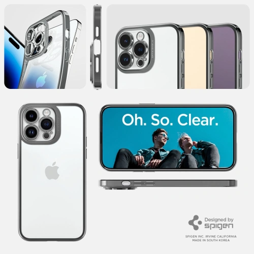 Kup Etui Spigen Optik Crystal Apple iPhone 14 Pro Max Chrome Szürke - SPN2618 - {ean13} - Sklep Home Screen