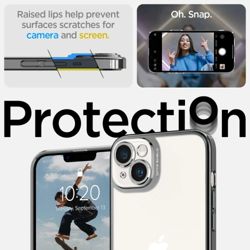 Kup Case Spigen Optik Crystal Apple iPhone 14 Chrome Grau - SPN2620 - {ean13} - Sklep Home Screen