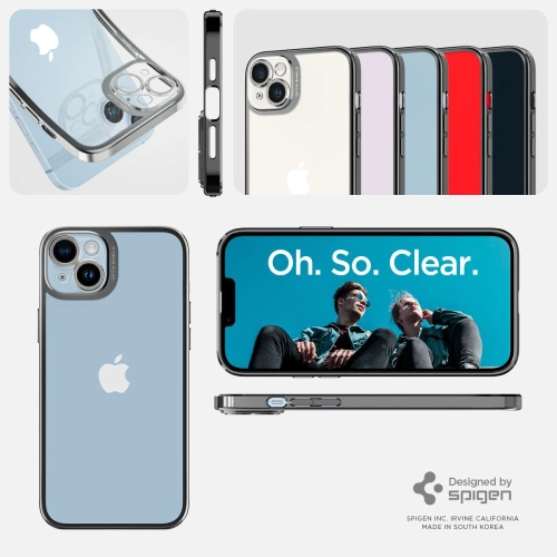 Kup Case Spigen Optik Crystal Apple iPhone 14 Chrome Grau - SPN2620 - {ean13} - Sklep Home Screen