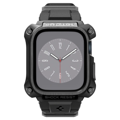 Kup Pasek Spigen Tough Armor Pro Apple Watch 4/5/6/7/8/9/SE 44/45mm Metal Černý - SPN2623 - {ean13} - Sklep Home Screen