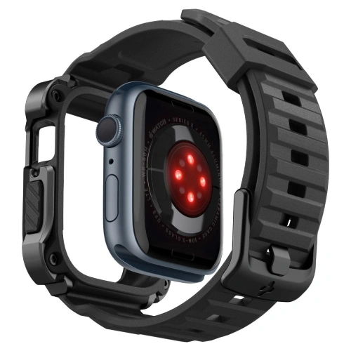 Kup Pasek Spigen Tough Armor Pro Apple Watch 4/5/6/7/8/9/SE 44/45mm Metal Černý - SPN2623 - {ean13} - Sklep Home Screen