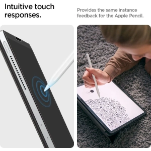 Kup Folie Spigen Paper Touch Apple iPad Pro 12.9 2020/2021/2022 (4., 5. und 6. Generation) Matt Klar - SPN2625 - {ean13} - Sklep Home Screen
