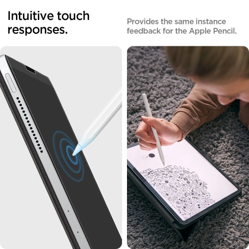 Kup Fólia Spigen Paper Touch Apple iPad Pro 12.9 2020/2021/2022 (4., 5. és 6. generáció) Matt Átlátszó - SPN2625 - {ean13} - Sklep Home Screen