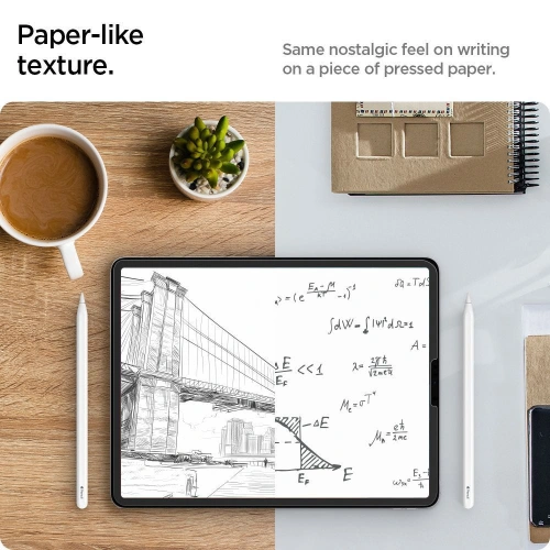 Kup Fólia Spigen Paper Touch Apple iPad Pro 12.9 2020/2021/2022 (4., 5. és 6. generáció) Matt Átlátszó - SPN2625 - {ean13} - Sklep Home Screen