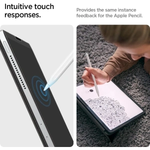 Kup Folia Spigen Paper Touch Pro Apple iPad Air 10.9 2020/2022 (4, 5 gen) / iPad Pro 11 2020/2021/2022 (2, 3 și 4 gen) / iPad Air 11 2024 (6. generație) Matte Clear - SPN2626 - {ean13} - Sklep Home Screen