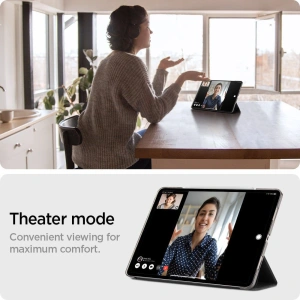 Case Spigen Liquid Air Folio für Apple iPad Pro 11 2021/2022 (3. und 4. Generation) Schwarz