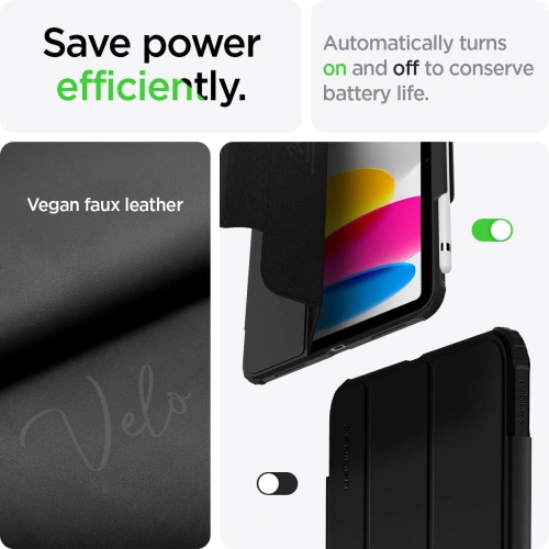 Kup Etui Spigen Ultra Hybrid Pro Apple iPad 10.9 2022 (10. generáció) Fekete - SPN2632 - {ean13} - Sklep Home Screen