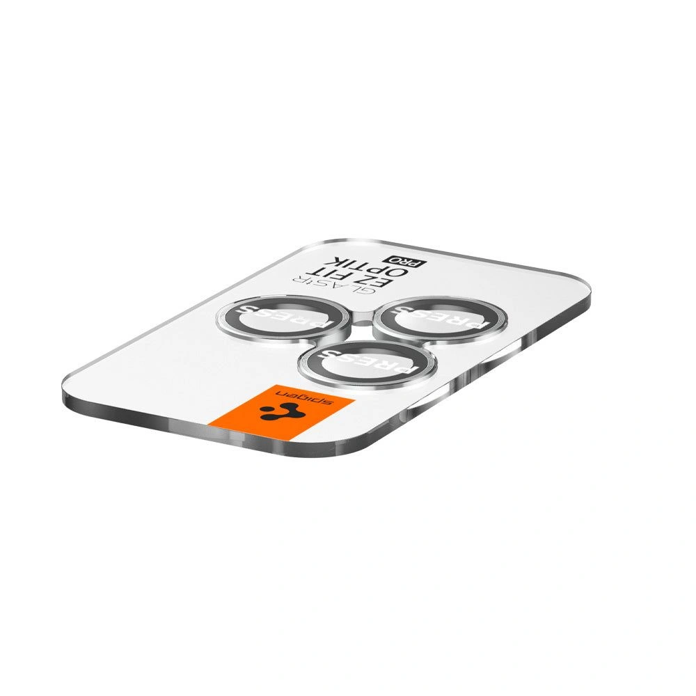 Szkło hartowane na aparat Spigen Optik.tr ez Fit Camera Protector Apple iPhone 14 Pro/14 Pro Max Silver [2 PACK]