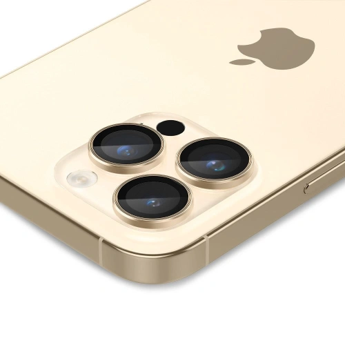 Kup Szkło hartowane na aparat Spigen Optik.tr ez Fit Camera Protector Apple iPhone 14 Pro/14 Pro Max Gold [2 PACK] - SPN2635 - {ean13} - Sklep Home Screen