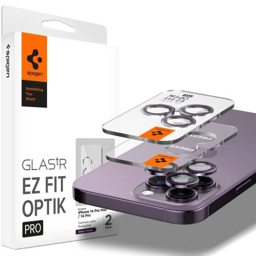 Buy Spigen Optik.tr ez Fit Camera Protector Apple iPhone 14 Pro/14 Pro Max Deep Purple [2 PACK] - SPN2636 - {ean13} - Home Screen Store Europe