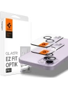 Szkło hartowane na aparat Spigen Optik.tr ez Fit Camera Protector Apple iPhone 14/14 Plus Purple [2 PACK]