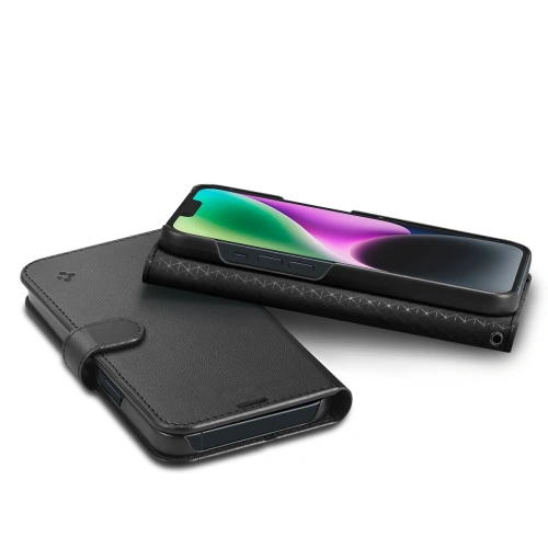 Kup Case Spigen Wallet S Apple iPhone 14 Schwarz - SPN2640 - {ean13} - Sklep Home Screen