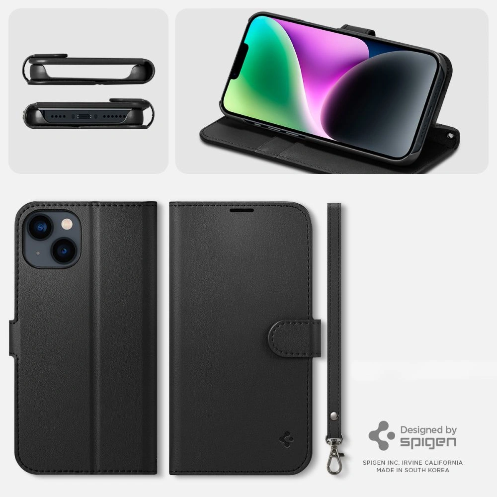 Etui Spigen Wallet S Apple iPhone 14 Black