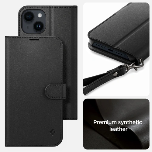 Kup Case Spigen Wallet S Apple iPhone 14 Schwarz - SPN2640 - {ean13} - Sklep Home Screen