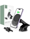 Uchwyt samochodowy z ładowarką bezprzewodową MagSafe Tech-Protect MM15W-V1 Dashboard & Vent Car Mount Wireless Charger 15W Black