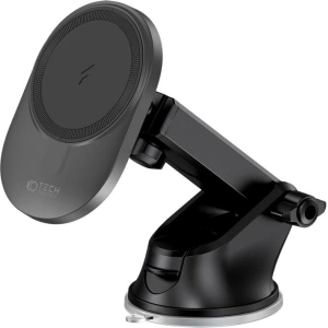 Buy Tech-Protect MM15W-V1 Magnetic MagSafe Dashboard & Vent Car Mount Wireless Charger 15W Black - THP1703 - {ean13} - Home Screen Store Europe