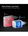 Kup Ładowarka sieciowa Spigen PE2106EU PowerArc 2-port Network Charger PD 65W White - SPN2642 - {ean13} - Sklep Home Screen