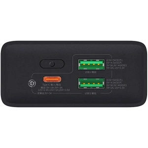 Powerbank Baseus Adaman 2, 20000mAh, 30W, 3xUSB, USB-C (czarny)