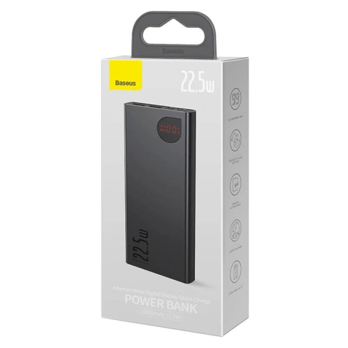 Kup Powerbank Baseus Adaman Metal, 10000mAh, 22.5W (černý) - BSU3904 - {ean13} - Sklep Home Screen