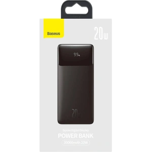 Powerbank Baseus Bipow 30000mAh, 2xUSB, USB-C, 20W (czarny)