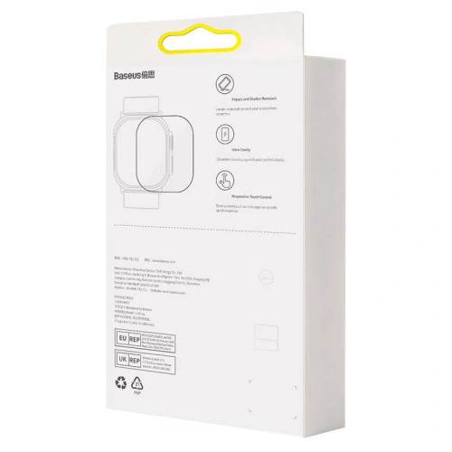 Kup Gehärtetes Glas Baseus Glass Apple Watch Ultra 49mm - BSU3908 - {ean13} - Sklep Home Screen