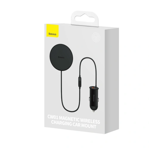 Kup Upevnění do auta s bezdrátovou nabíječkou MagSafe Baseus 15W na mřížku ventilace + USB-A 25W černá - BSU3910 - {ean13} - Sklep Home Screen
