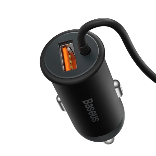Kup Autós tartó MagSafe vezeték nélküli töltővel Baseus 15W szellőzőrácsra + USB-A 25W fekete - BSU3910 - {ean13} - Sklep Home Screen