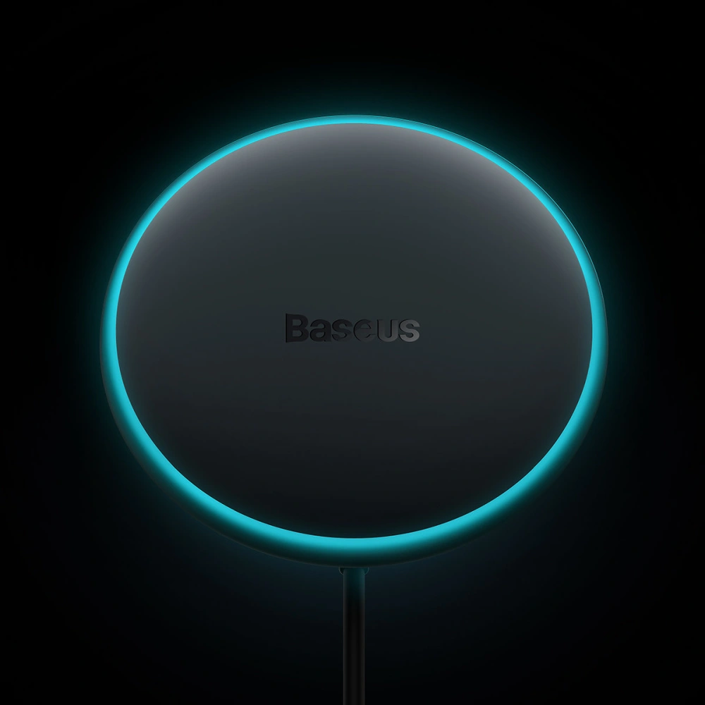 Uchwyt samochodowy z ładowarką bezprzewodową MagSafe Baseus 15W na kratkę nawiewu + USB-A 25W czarna