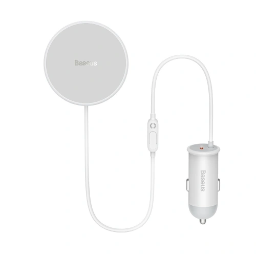 Kup Upevnění do auta s bezdrátovou nabíječkou MagSafe Baseus 15W na mřížku ventilace + USB-C 25W bílá - BSU3912 - {ean13} - Sklep Home Screen