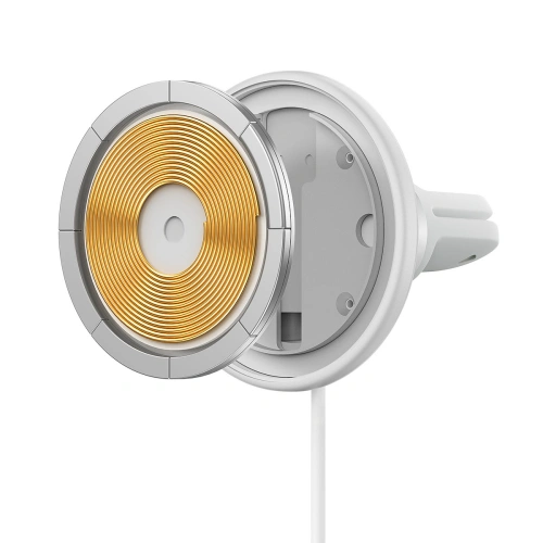 Kup Upevnění do auta s bezdrátovou nabíječkou MagSafe Baseus 15W na mřížku ventilace + USB-C 25W bílá - BSU3912 - {ean13} - Sklep Home Screen
