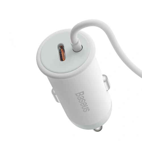 Kup Upevnění do auta s bezdrátovou nabíječkou MagSafe Baseus 15W na mřížku ventilace + USB-C 25W bílá - BSU3912 - {ean13} - Sklep Home Screen