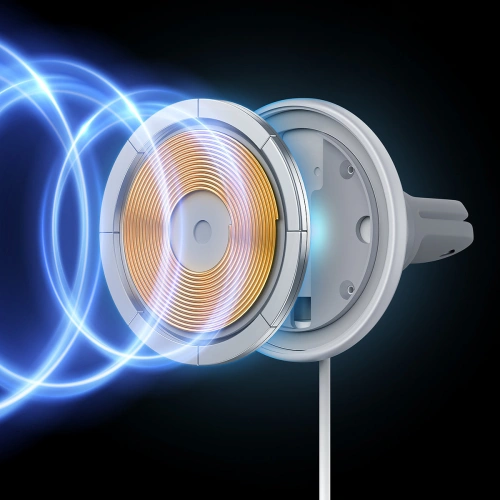 Kup Upevnění do auta s bezdrátovou nabíječkou MagSafe Baseus 15W na mřížku ventilace + USB-C 25W bílá - BSU3912 - {ean13} - Sklep Home Screen