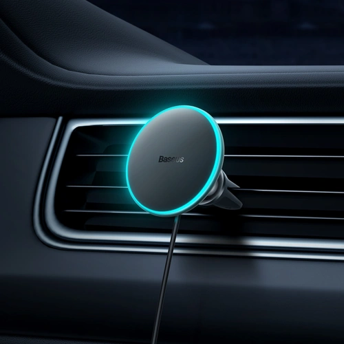 Kup Auto-Halterung mit kabellosem MagSafe-Ladegerät Baseus 15W für Lüftungsgitter + USB-C 25W weiß - BSU3912 - {ean13} - Sklep Home Screen