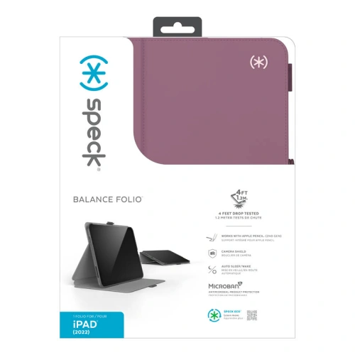 Kup Etui Speck Balance Folio MICROBAN Apple iPad 10.9 2022 (10. generációs) (Plumberry/Crushed Purple/Crepe Pink) - SPK468 - {ean13} - Sklep Home Screen