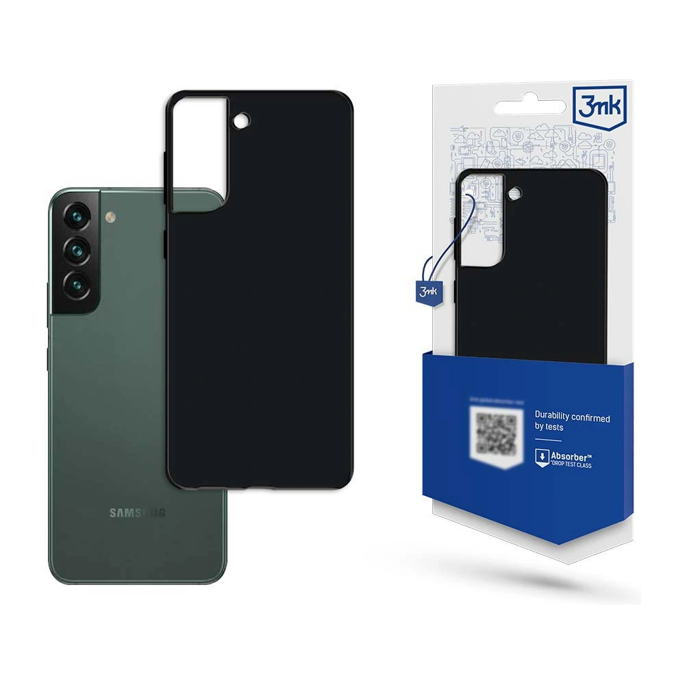 Etui 3MK Matt Case Samsung Galaxy S23+ Plus czarny/black