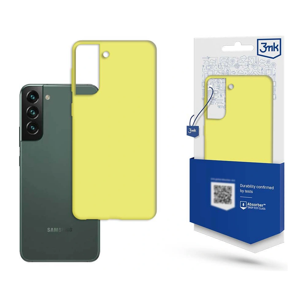 Etui 3MK Matt Case Samsung Galaxy S23+ Plus limonkowy/lime